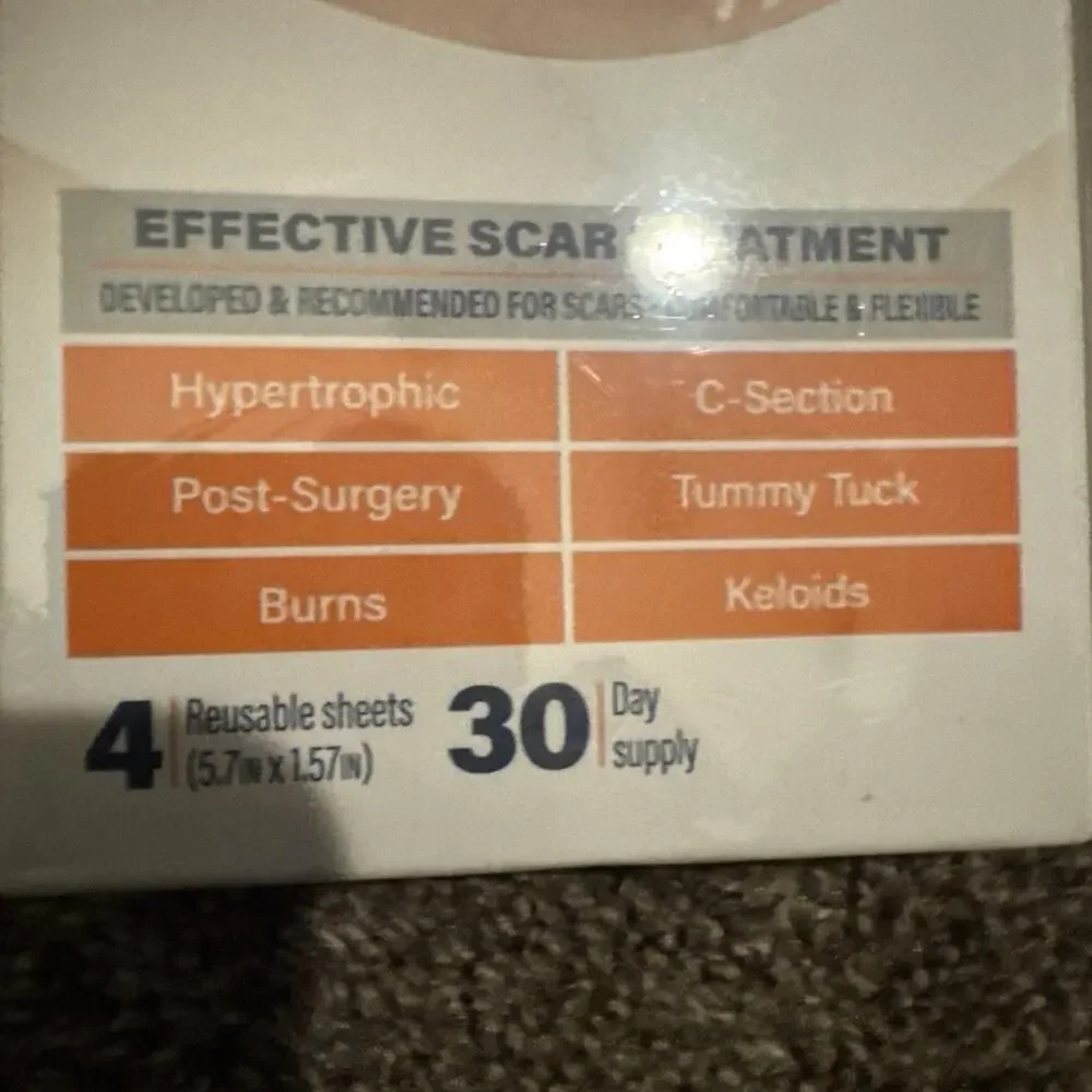 2 - NUVADERMIS Silicone Scar Sheets. 5.7